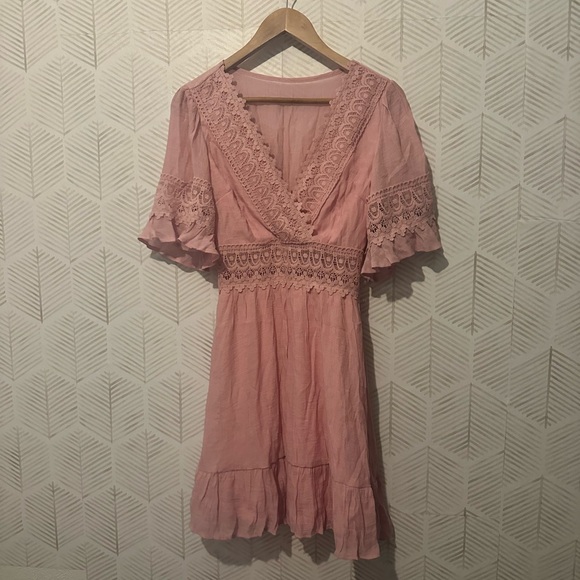 Ace By Aimee Pink Dress - Picture 1 of 10